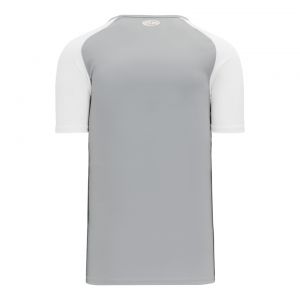 S1375 Soccer Jersey - Grey/White - Back