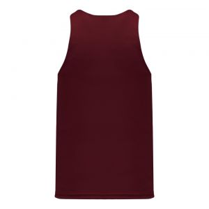 T101 Track Jersey - Maroon - Back