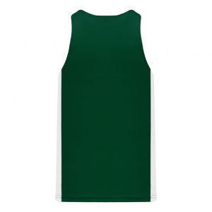 T205 Track Jersey - Dark Green/White - Back