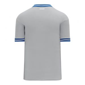 V1333 Volleyball Jersey - Grey/Royal/White - Back