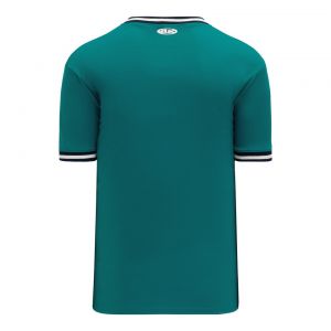 V1333 Volleyball Jersey - Pacific Teal/Navy/White - Back
