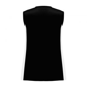 V601L Women's Volleyball Jersey - Black/White - Back