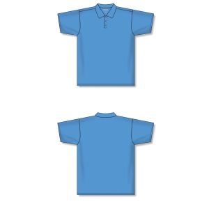 Athletic Knit A1810-018 Apparel Polo Shirt - Sky - Full
