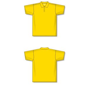 Athletic Knit A1810-055 Apparel Polo Shirt - Maize - Full