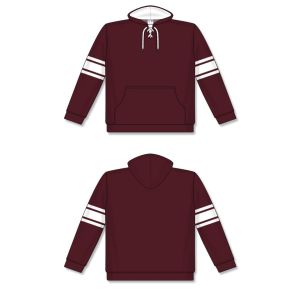 Athletic Knit A1845-233 Apparel Sweatshirt - Maroon/White - Full