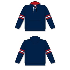 Athletic Knit A1845-764 Apparel Sweatshirt - Navy/Red/White - Full