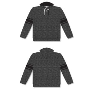 Athletic Knit A1845-930 Apparel Sweatshirt - Heather Charcoal/Black - Full