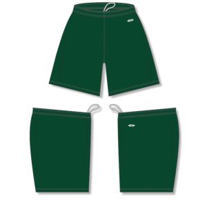 Athletic Knit AS1300-029 Apparel Shorts - Dark Green - Full