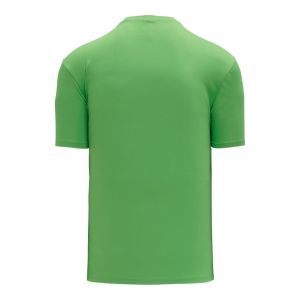 Athletic Knit A1800-031 Apparel Short Sleeve Shirt - Lime Green - Rear