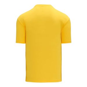 Athletic Knit A1800-055 Apparel Short Sleeve Shirt - Maize - Rear