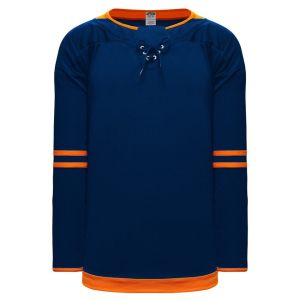 Athletic Knit H550B-EDM887B Pro Hockey Jersey - 2019 Edmonton 3rd Navy - Primary