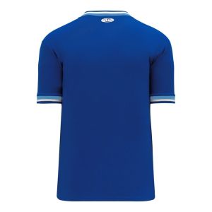 Athletic Knit BA1333-445 Pullover Baseball Jersey - Royal/Sky/White - Rear