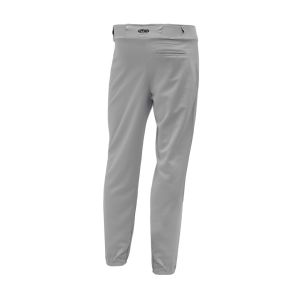 Athletic Knit BA1380-012 Pro Baseball Pants - Grey - Rear