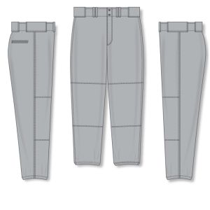 Athletic Knit BA1380-012 Pro Baseball Pants - Grey - Full