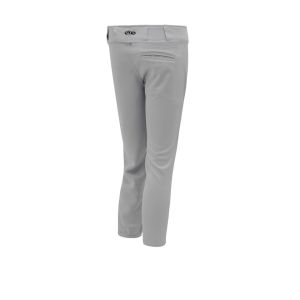 Athletic Knit BA1385L-012 Pro Baseball Pants - Grey - Rear
