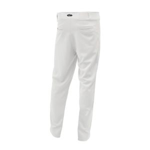 Athletic Knit BA1390-000 Pro Baseball Pants - White - Rear