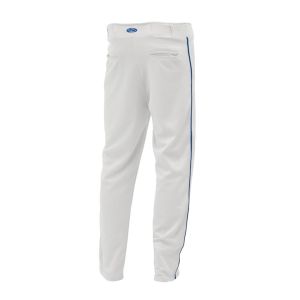 Athletic Knit BA1391-207 Pro Baseball Pants - White/Royal - Rear