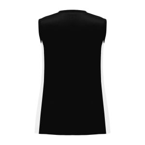 Athletic Knit BA601L-221 Women's Baseball Jersey - Black/White - Rear