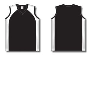 Athletic Knit BA601L-221 Women's Baseball Jersey - Black/White - Full