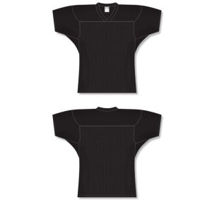 Athletic Knit F810-001 Pro Football Jersey - Black - Full