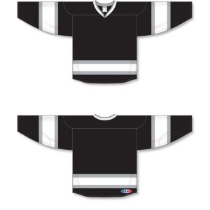Athletic Knit H550B-LAS778B Pro Hockey Jersey - 1988 LA Black - Full