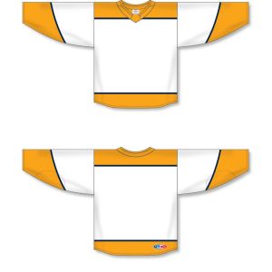 Athletic Knit H550B-NAS676B Pro Hockey Jersey - 2017 Nashville White - Full