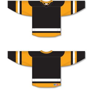 Athletic Knit H550B-PIT744B Pro Hockey Jersey - 2017 Pittsburgh Black - Full