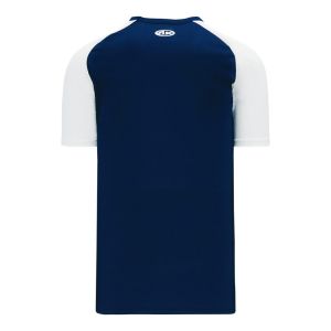 Athletic Knit S1375-216 Soccer Jersey - Navy/White - Rear