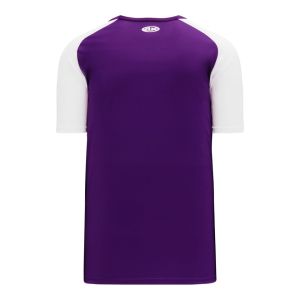 Athletic Knit S1375-220 Soccer Jersey - Purple/White - Rear