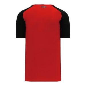 Athletic Knit S1375-264 Soccer Jersey - Red/Black - Rear