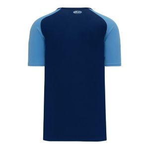 Athletic Knit S1375-287 Soccer Jersey - Navy/Sky - Rear