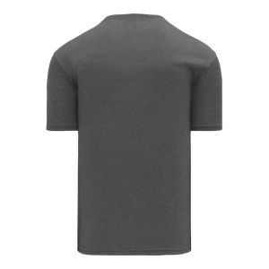 Athletic Knit S1800-021 Soccer Jersey - Heather Charcoal - Rear