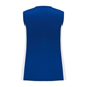 Athletic Knit LF601L-206 Women's Field Lacrosse Jersey - Royal/White - Rear