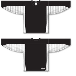 Athletic Knit H7100-221 Select Hockey Jersey - Black/White - Full