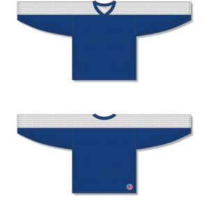 Athletic Knit LB153-206 Box Lacrosse Jersey - Royal/White - Full