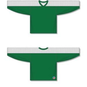 Athletic Knit LB153-210 Box Lacrosse Jersey - Kelly/White - Full