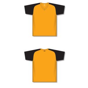 Athletic Knit S1375-213 Soccer Jersey - Gold/Black - Full