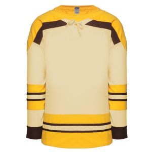 Athletic Knit H550B-BOS382B Pro Hockey Jersey - 2024 Boston Alt Sand - Primary