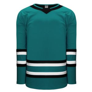 Athletic Knit H550B-SAN720B Pro Hockey Jersey - 2022 San Jose Pacific Teal - Primary