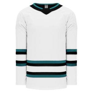 Athletic Knit H550B-SAN721B Pro Hockey Jersey - 2022 San Jose White - Primary