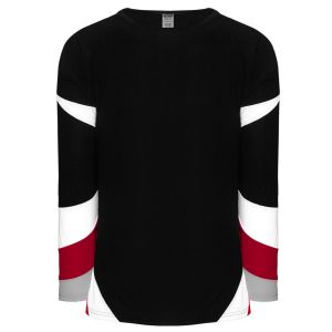 Athletic Knit H550C-BUF702C Pro Hockey Jersey - 2022 Buffalo Alt Black - Primary