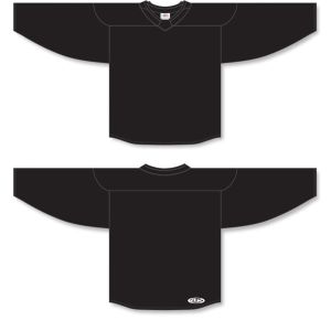 Athletic Knit H6250-001 Practice Hockey Jersey - Black - Full