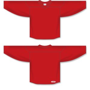 Athletic Knit H6250-005 Practice Hockey Jersey - Red - Full