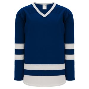 Athletic Knit H6500-216 League Hockey Jersey - Navy/White - Primary