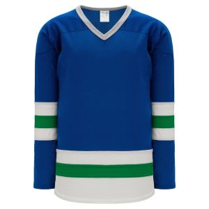 Athletic Knit H6500-413 League Hockey Jersey - Royal/White/Kelly - Primary