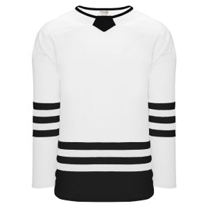 Athletic Knit H8000-222 Select Hockey Jersey - White/Black - Primary