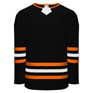 Athletic Knit H8000-223 Select Hockey Jersey - Black/Orange/White - Primary