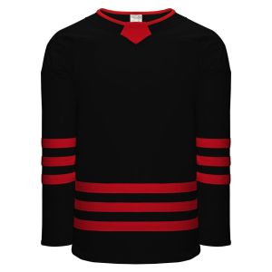 Athletic Knit H8000-249 Select Hockey Jersey - Black/Red - Primary