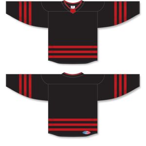 Athletic Knit H8000-249 Select Hockey Jersey - Black/Red - Full
