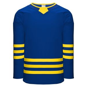 Athletic Knit H8000-267 Select Hockey Jersey - Royal/Maize - Primary